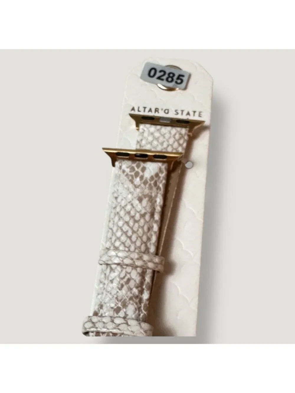 Altar’D State Snake Print Smartwatch Band With Gold Hardware NWT